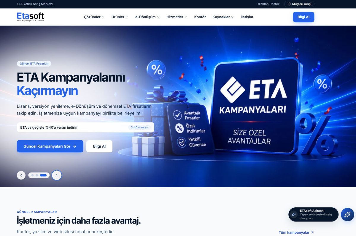 Etasoft — ekran görüntüsü